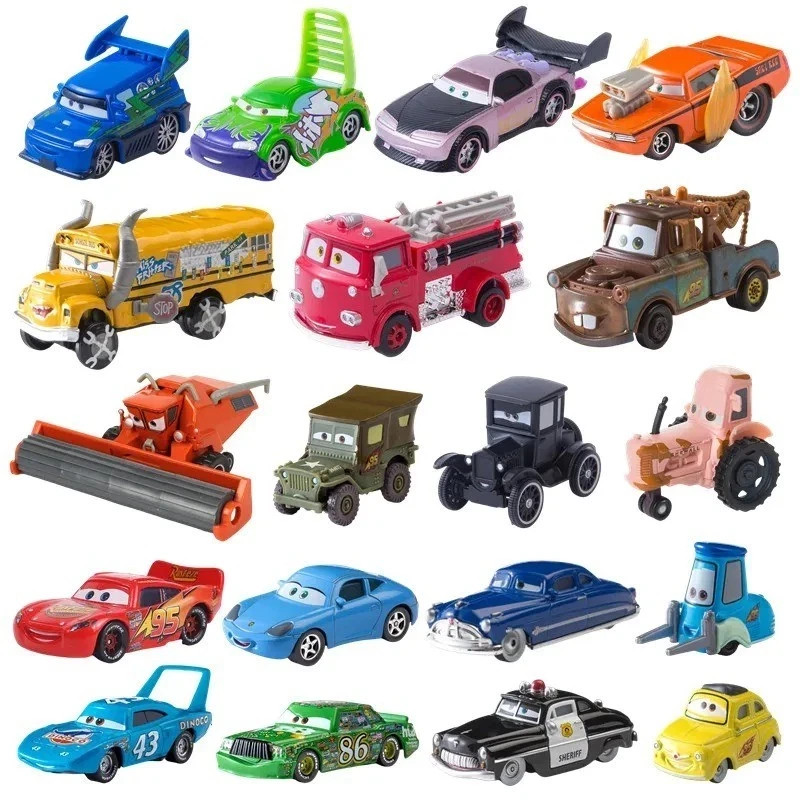 Disney Pixar Cars Lightning McQueen 1:55 Diecast Model Car Toys Gift Kids Pro.