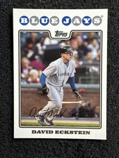 DAVID ECKSTEIN #567 2008 Topps Baseball QTY Toronto Blue Jays