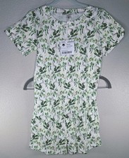 Kate Quinn 2PC Set 8Y Sweet Pea Floral Organic Cotton Shirt Shorts NWT