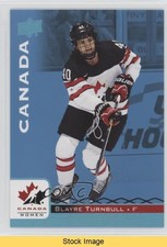 2017 Upper Deck Team Canada Juniors Blue Spectrum Blayre Turnbull #40 READ 9jn