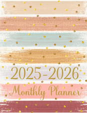 2025-2026 Monthly Planner: Two year Agenda Calendar with Holidays and Inspiratio