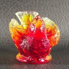 Boyd's Crystal Art Glass BIRD SALT #70 CHERRY RED 9-28-01 Glow Cherry Seed NOS — photo 9