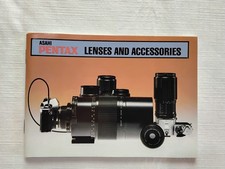 Asahi Pentax Lenses and Accessories Instruction Manual English Original NICE