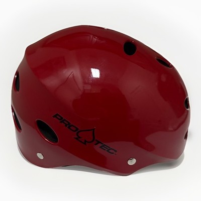 PRO-TEC Ace Water Helmet Red Wake/Surf/Snow Water Sports Classic Retro - Medium