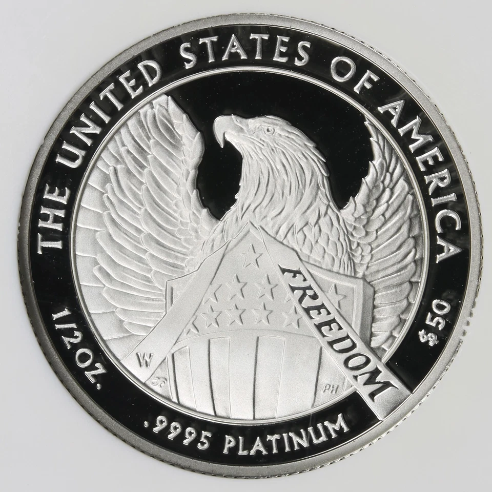 2007-W Proof $50 Platinum Eagle Statue of Liberty NGC PF70UCAM 10th Anniversary - Image 4 of 4