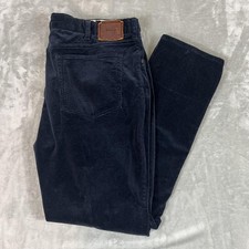 Polo Ralph Lauren Pants Mens 40x32 Blue Corduroy 5 Pocket Straight Leg Jeans