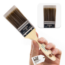 1PK 2" Flat House Wall,Trim Paint Brush Set Home Exterior or Interior Brushes