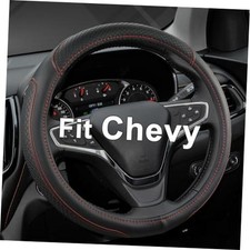 Customized Auto Car Steering Wheel Cover for Chevy 14.5-15 inches, Steering