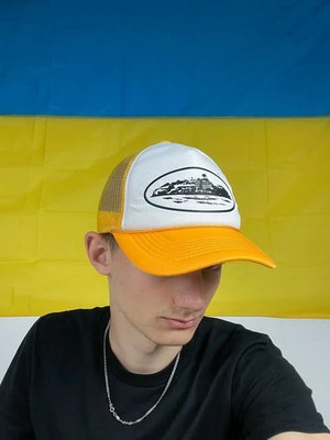 Corteiz Alcatraz Logo Trucker Hat Cap Men One Size White | eBay