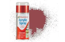 HMB-6073 Humbrol 150ml Acrylic Matte Wine Red Spray