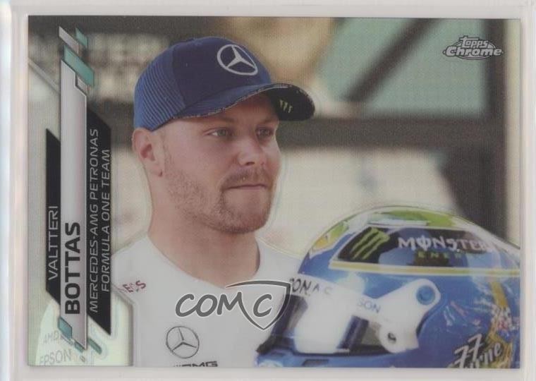 2020 Topps Chrome Formula 1 F1 Racers Refractor Valtteri Bottas #175 Rookie RC