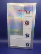 Aeropostale 4 PACK Men's Tank Tops White Size Medium Contour Fit A-Shirts 