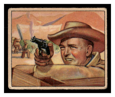 1949 Bowman Wild West (R701-19) #H-6 James Millican NON30-02
