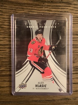 2022-23 Upper Deck Trilogy - Alex Vlasic RP-AV Rookie Premieres Plexiglass /299