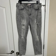 SO Good For Life Jeans 15/32W High Rise Ripped Jegging Stretchy Preowned
