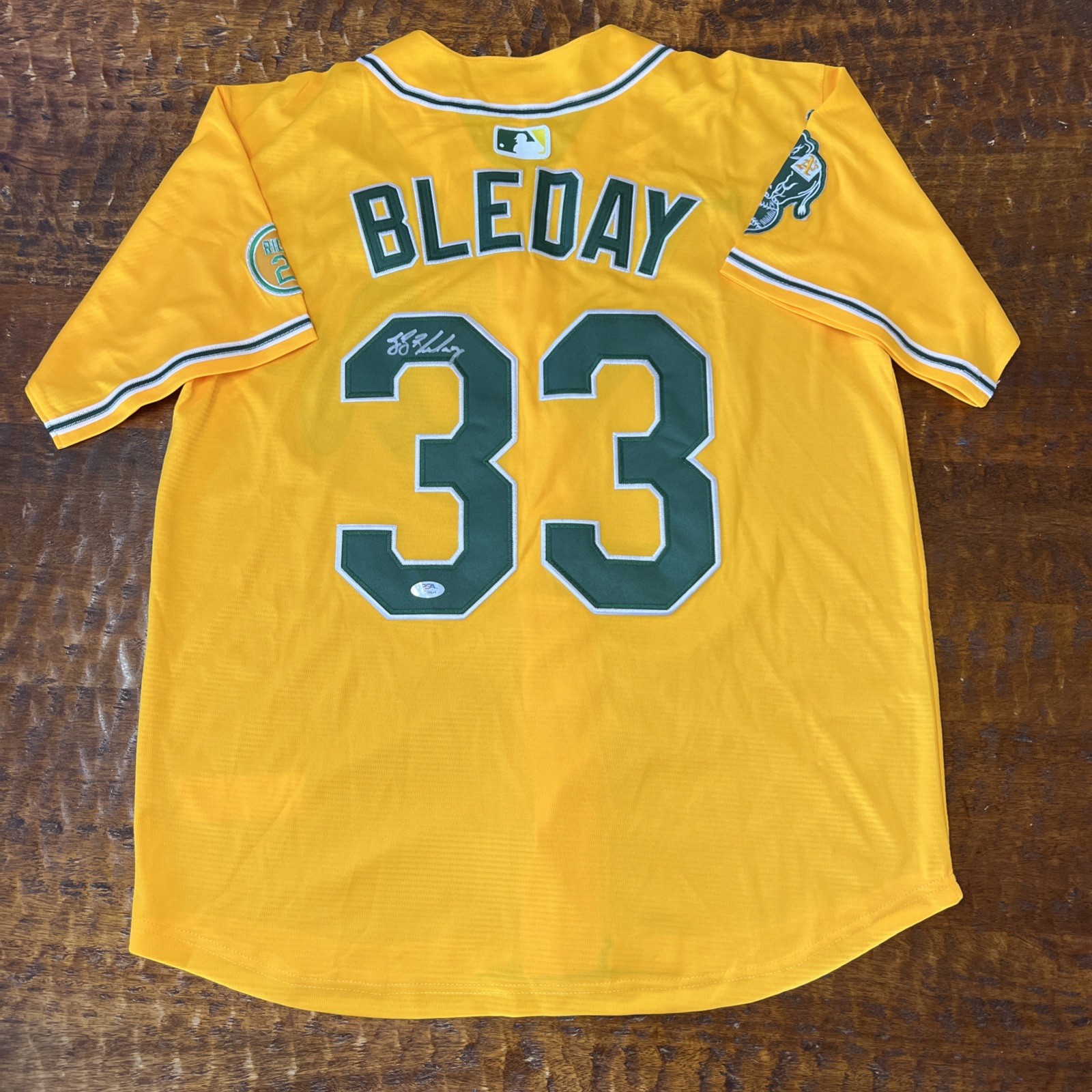 JJ Bleday Autographed Signed Oakland Athletics Jersey PSA DNA As 