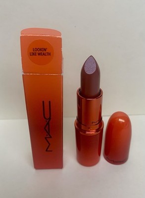 MAC New Years Shine Matte Lipstick Lookin Like Wealth 0.1 oz New