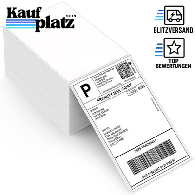 MUNBYN Versandaufkleber 4×6 DHL Etiketten 500 Stück