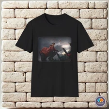 Harry Potter Flying on Broom During Quidditch Unisex T-Shirt