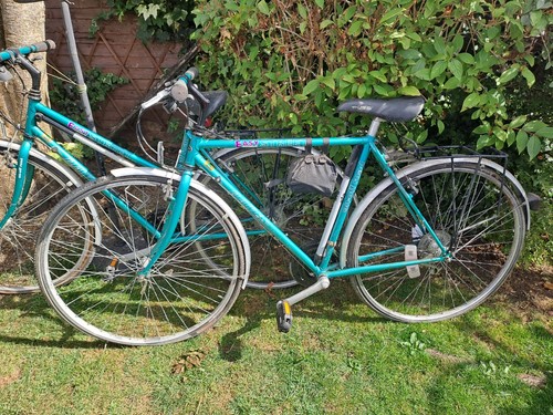 A pair of vintage Dawes Easy Street bicycles, one cross bar, one step through - Picture 3 of 5
