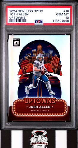 2024 Panini Donruss Optic Uptowns #16 Josh Allen PSA 10