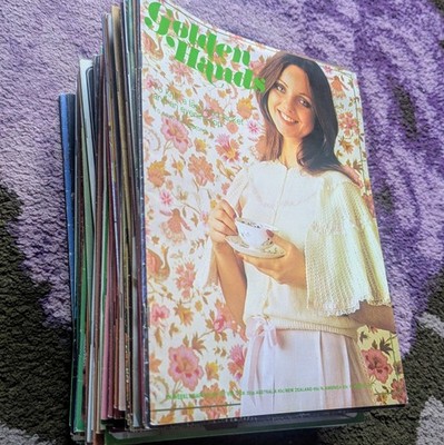 Golden Hands Magazines Bundle Joblot Complete Set 1-75 Marshall Cavendish 70s