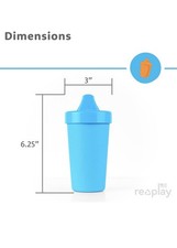 Re-Play Sippy Cups for Toddlers - 10 Oz. Reusable Spill Proof Cups for Kids,