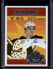 2024-25 UD Credentials Sam Colangelo Retro Ticket Access Auto Rookies #RTAR-SC