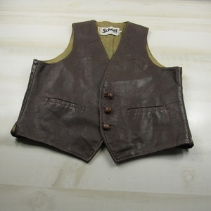 Schott Leather Vest | eBay
