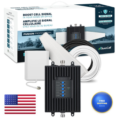 Surecall Fusion Professional Cell Phone Signal Booster Up To 8000 Sq Ft