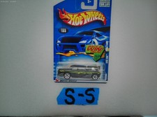 HOT WHEELS SHOE BOX FLAT BLACK CHROME WHEELS # 180 HW 1:64
