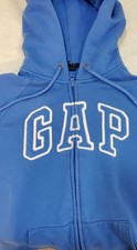 GAP Youth Blue Full Zip Hoodie Small Blue.