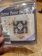 Mill Hill Petite Purse Necklaces Kit Teal Diamond MHPPN9 1995