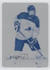 2017 Upper Deck Team Canada Juniors Printing Plate Cyan 1/1 Isaac Ratcliffe 3s9