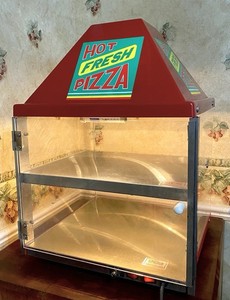 WISCO INDUSTRIES COMMERCIAL PIZZA DISPLAY / WARMER MODEL 680-1 Tested new bulbs!