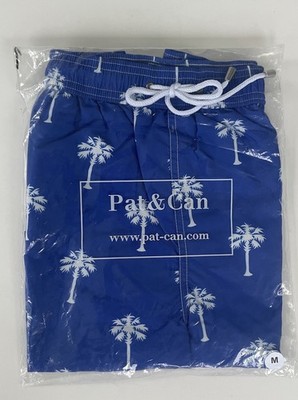 Mens Sz M - NWT Ben Silver Charleston Swim Trunks Palmetto Cobalt Blue - NEW!