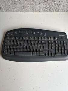 Microsoft 1014 WUR0445 Multimedia Keyboard 1.1 Wireless QWERTY (l) für PC Loc38
