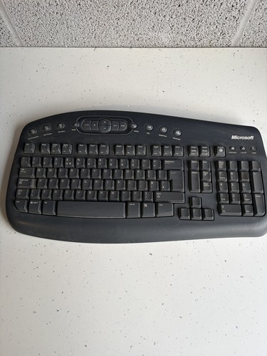 Microsoft 1014 WUR0445 Multimedia Keyboard 1.1 Wireless QWERTY (l) für PC Loc38