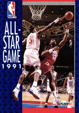 1991 Fleer All Star Game Unstoppable Vs Unbeatable Man #236 Basketball Card NM