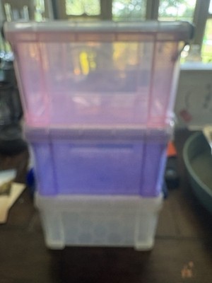 (3) Really Useful Box 1.6 Litre Snap Lid Storage Containers
