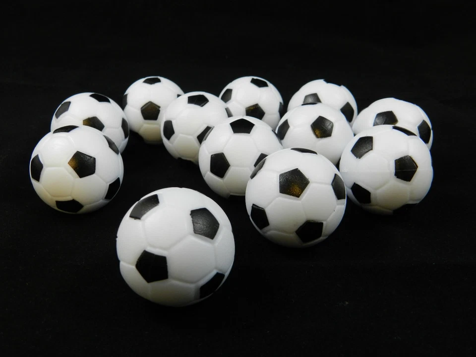 BUMPERNETS 12 New Soccer Style Foosball Replacement Balls Table Soccer