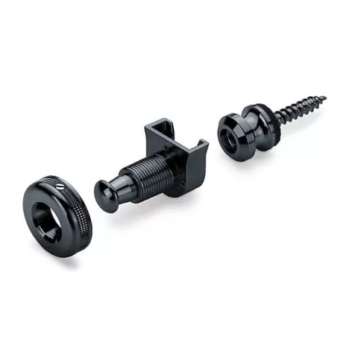 Schaller S-Locks Strap Retainers, Pair (Black Chrome)