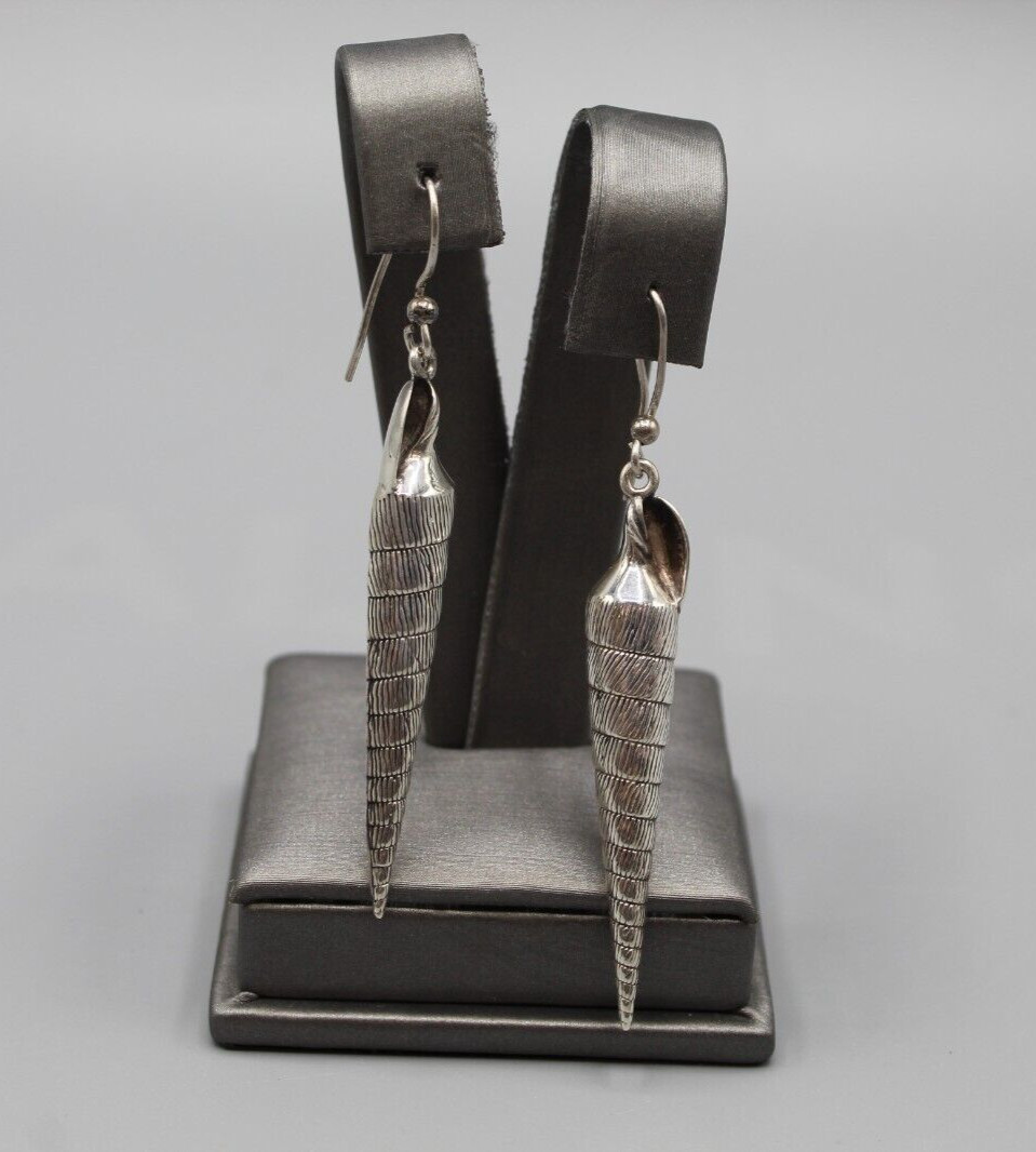 Kabana SterlingSilver 925 Dangle Shell Earrings *… - image 1