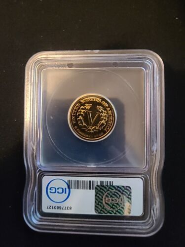 RARE 1883 Liberty V Racketeer Nickel Type 1 No Cents ICG Genuine MINT UNC - Picture 3 of 3
