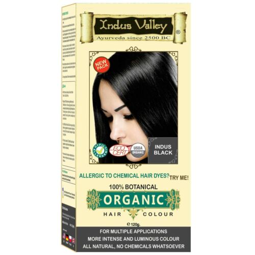 Natural Hair Dye Colour Powder Organic Henna Indigo Black Brown Red Herbal  Pure | eBay