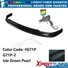 Fits 94-97 Acura Integra Mugen Style Front Bumper Lip Pp G71p Isle Green Pearl