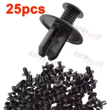 25pcs Bumper Fender Clips for 8mm Hole Kia Forte Forte5 Rio Sedona Sorento Soul