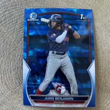 2023 Topps Bowman Chrome Sapphire - BCP-151 Juan Benjamin - Cleveland Guardians