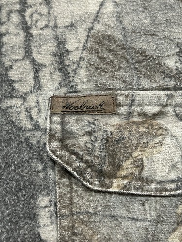 Vtg Woolrich Camo Shirt Jacket Men’s XL Realtree Hardwoods Chamois Flannel READ - Picture 9 of 10