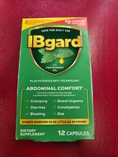 IBgard Irritable Bowel Syndrome Capsules - 12 Count  - Best By 9/2027